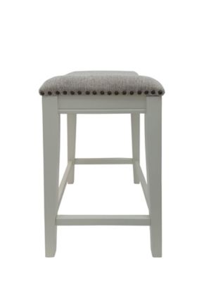 Image showing 2 th Carolina Chair & Table Sawyer Saddle Counter Stools, 2-Pack