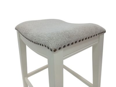 Image showing 4 th Carolina Chair & Table Sawyer Saddle Counter Stools, 2-Pack