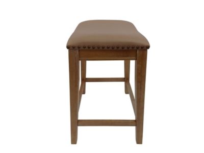Image showing 2 th Carolina Chair & Table Sawyer Saddle Counter Stools, 2-Pack