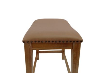 Image showing 4 th Carolina Chair & Table Sawyer Saddle Counter Stools, 2-Pack