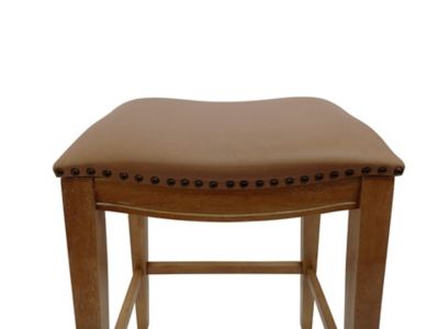 Image showing 3 th Carolina Chair & Table Sawyer Saddle Counter Stools, 2-Pack