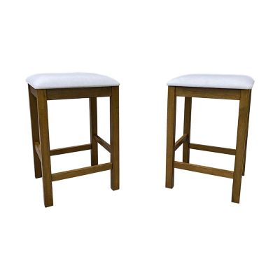 Carolina Chair & Table Tristan Backless Counter Bar Stools, 2-Pack