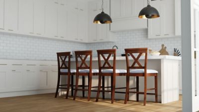 Image showing  Taylor X-Back Counter Bar Stools, 2-Pack