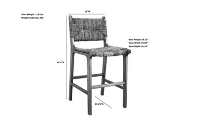 Image showing  Banana Weave Bar Stools, 2-Pack