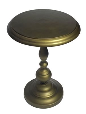 Image showing  Pearson Metal Accent Table, Antique Nickel