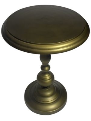 Image showing  Pearson Metal Accent Table, Antique Nickel