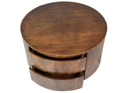 Image showing  Christa 2-Drawer Round Coffee Table