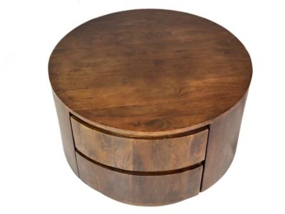 Image showing  Christa 2-Drawer Round Coffee Table
