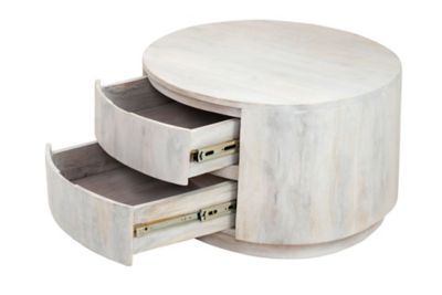 Image showing  Christa 2-Drawer Round Coffee Table