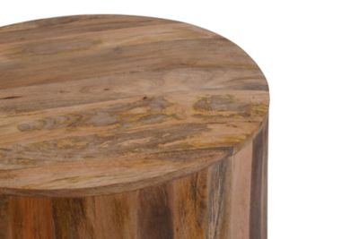 Image showing 4 th Carolina Chair & Table Krissa Round Mango Wood Coffee Table