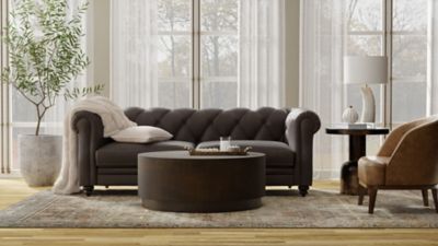 Image showing 7 th Carolina Chair & Table Tamia Round Wooden Coffee Table, 42 in.