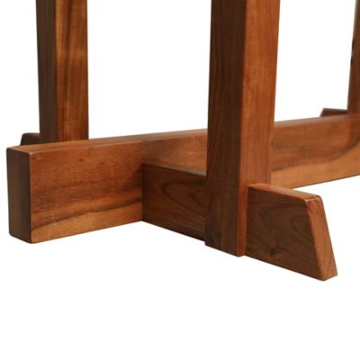 Image showing 6 th Carolina Chair & Table Live Edge Dining Table - Natural Acacia