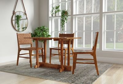 Image showing 7 th Carolina Chair & Table Live Edge Dining Table - Natural Acacia