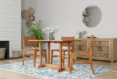 Image showing 9 th Carolina Chair & Table Live Edge Dining Table - Natural Acacia