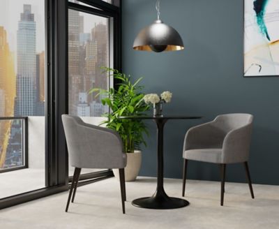 Image showing  Enzo Round Marble Top Dining Table