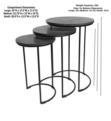 Image showing  Mackintosh Round Nesting Tables