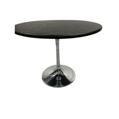 Image showing  Alden Wood-Top Round Dining Table for 4 People