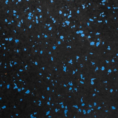 Image showing  48 in. x 180 in. Rubber Gym/Weight Room Flooring Roll, Blue