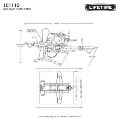 Image showing 9 th Lifetime Ace Flyer Teeter-Totter