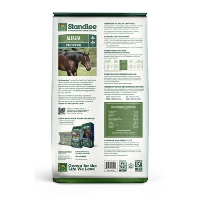 Image showing  Premium Western Forage Alfalfa Hay Chopped Horse Feed, 35 lb.