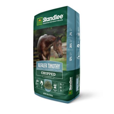 Image showing  Premium Western Forage Alfalfa/Timothy Grass Hay Chopped Horse Feed, 35 lb.