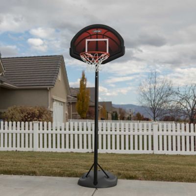 Image showing  Adjustable Youth Portable Basketball Hoop