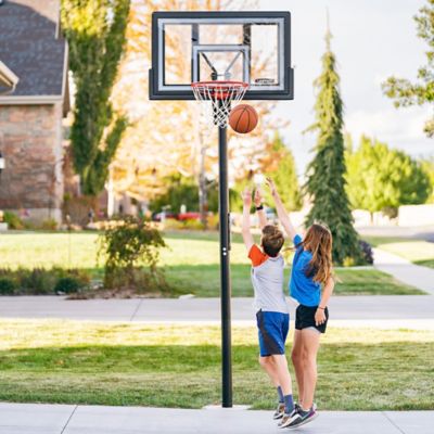 Image showing 8 th Lifetime 50 in. Adjustable In-Ground Basketball Hoop