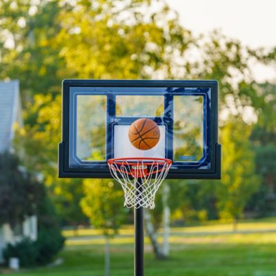 Image showing 8 th Lifetime 50 in. Adjustable Portable Basketball Hoop, Blue