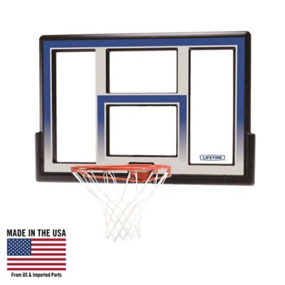 Lifetime 48 in. Basketball Backboard and Rim Combo, 73621