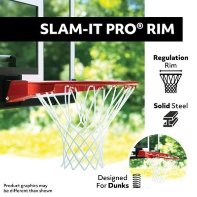 Image showing  48 in. Basketball Backboard and Rim Combo, 73729