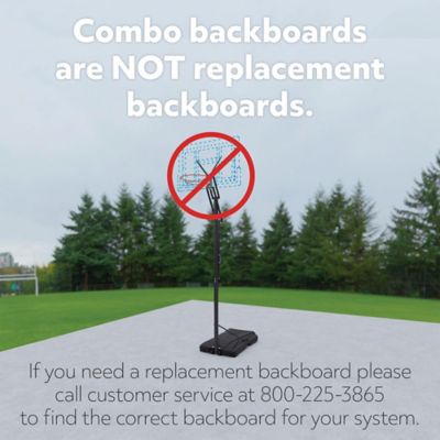 Image showing 9 th Lifetime 48 in. Basketball Backboard and Rim Combo, 73729