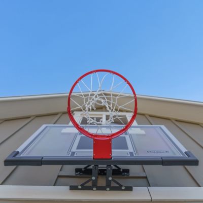 Image showing 7 th Lifetime 54 in. Basketball Backboard and Rim Combo, White/Black