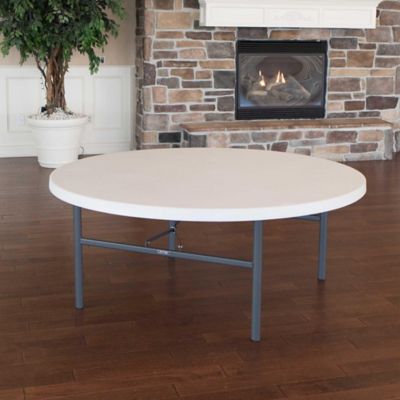 Image showing  72 in. Round Commercial Table, White
