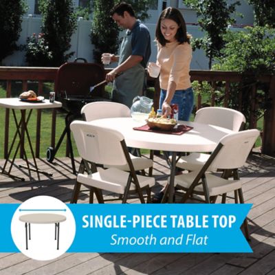 Image showing  46 in. Round Commercial Table, Almond