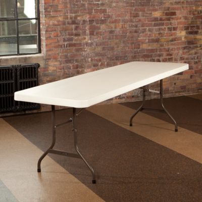 Image showing  8 ft. Commercial Folding Table, Almond