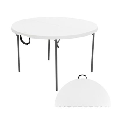Lifetime 48 in. Round Fold-In-Half Table (Light Commercial)