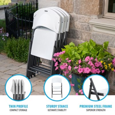 Image showing  Light Commercial Folding Chairs, 4-Pack