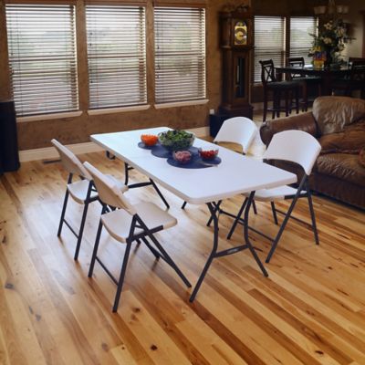 Image showing 8 th Lifetime Light Commercial Folding Chairs, 4-Pack