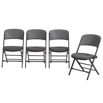 Image showing  Padded Commercial Folding Chairs, 500 lb. Capacity, 4-Pack
