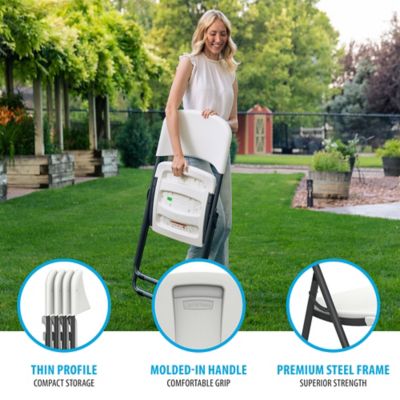 Image showing  Loop Leg Folding Chair, 4-Pack, Light Commercial