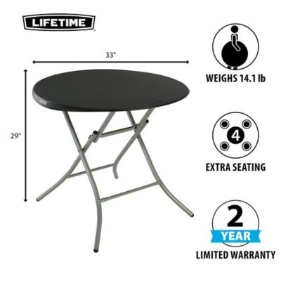 Image showing  Round Dining Table, 33 in., Light Commercial