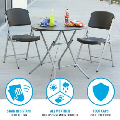 Image showing 6 th Lifetime Round Dining Table, 33 in., Light Commercial