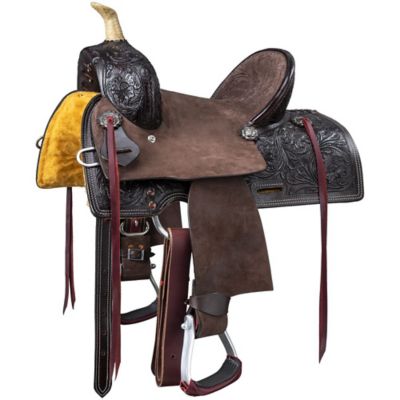 Image showing 1 th Tough1 Youth Clifton Barrel Saddle