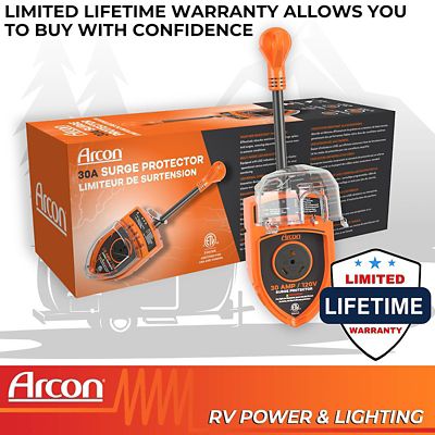 Image showing 9 th Arcon 1-Outlet CETL Certified 30A Surge Protector