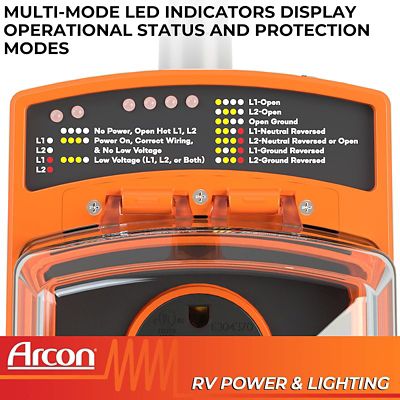 Image showing  1-Outlet CETL Certified 50A Surge Protector