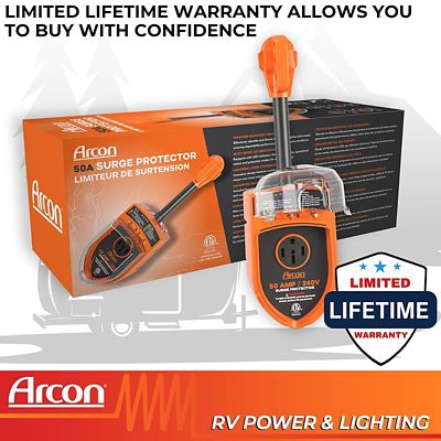 Image showing 9 th Arcon 1-Outlet CETL Certified 50A Surge Protector