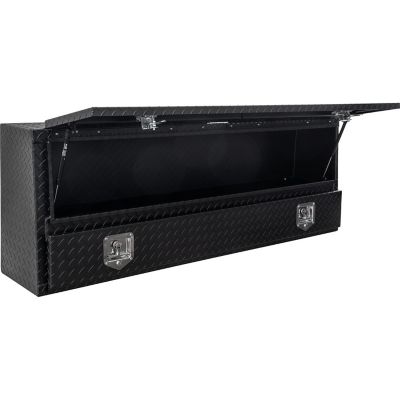 Image showing  72 in. Diamond Tread Aluminum Contractor Pick-Up Truck Tool Box with Lower Door, Matte Black