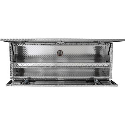 Image showing  60 in. Diamond Tread Aluminum Contractor Pick-Up Truck Tool Box with Lower Door