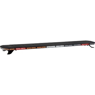 Image showing  48 in. Amber/Clear LED Light Bar with Warning / Clear Take Downs & Alley Lights
