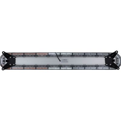 Image showing  60 in. Amber/Clear LED Light Bar with Warning / Clear Take Downs & Alley Lights